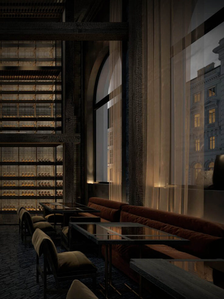 A London restaurant space for client hospitality